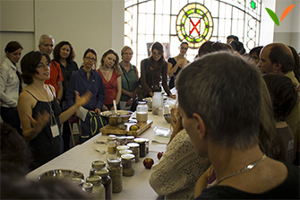 Démo culinaire au festival végane de Montréal