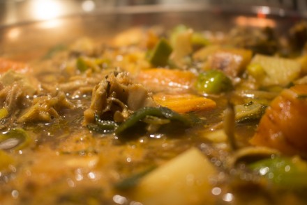 Bouilli de champignons aux légumes