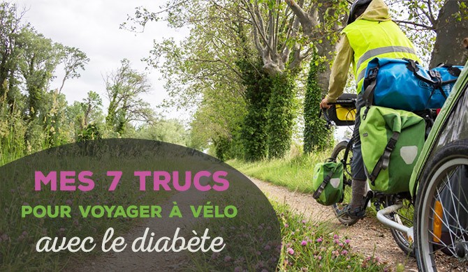 Mes 7 trucs pour voyager à vélo avec le diabète